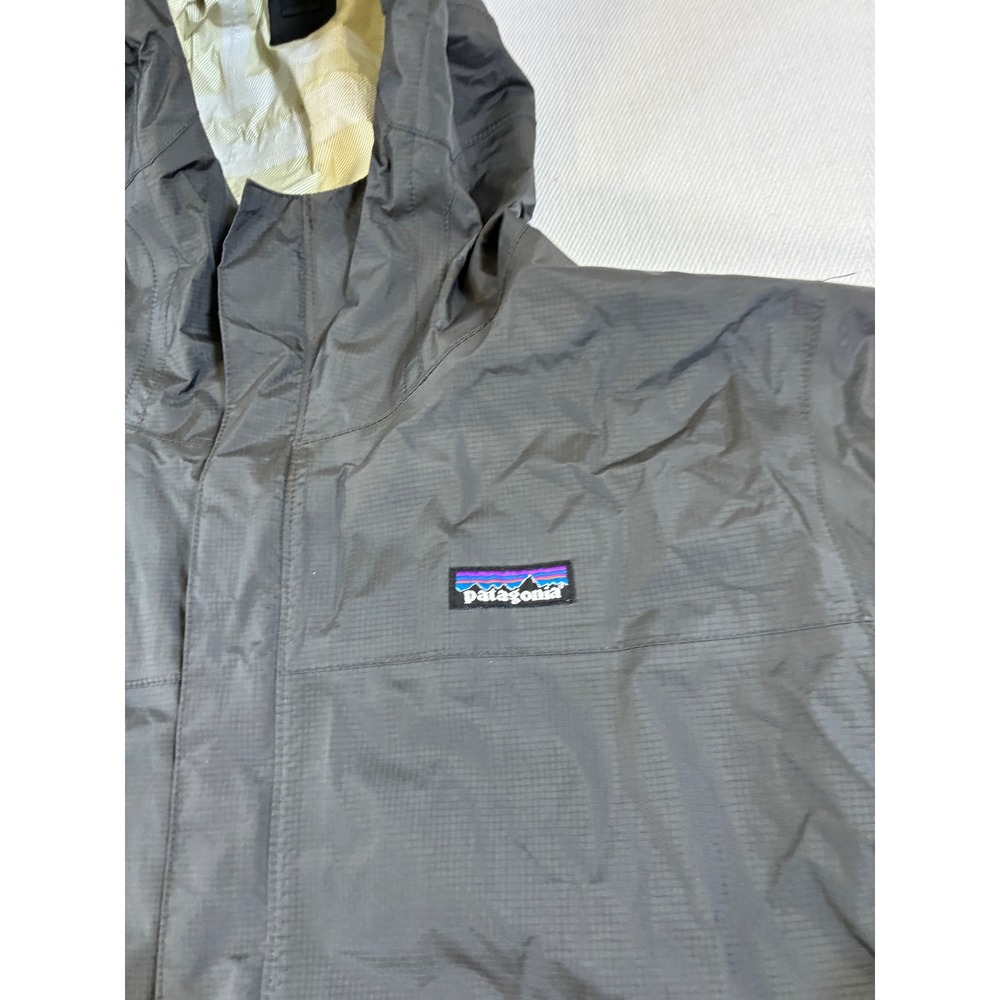 Vintage Patagonia H2No Rain Jacket Mens Large Grey Full Zip Hooded Shell Coat - Picture 3 of 11
